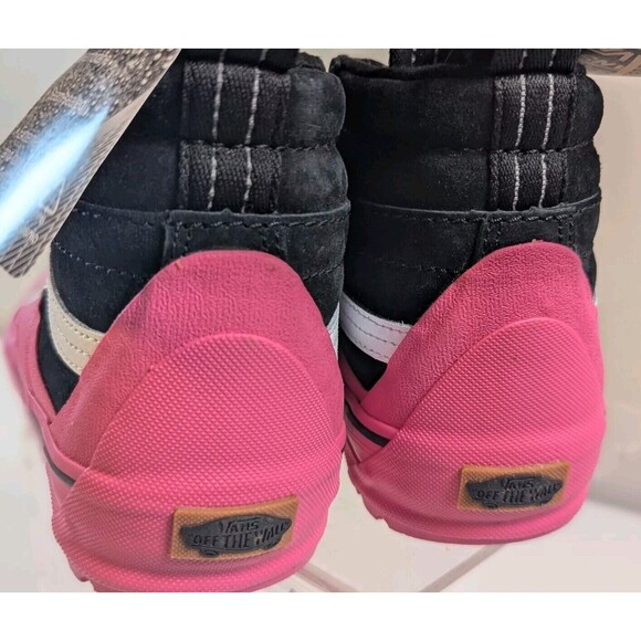 VANS SK8 Hi Dip MTE-2 Hiking Boots Shoes Pink Black Suede Womens 5.5 - Picture 7 of 10